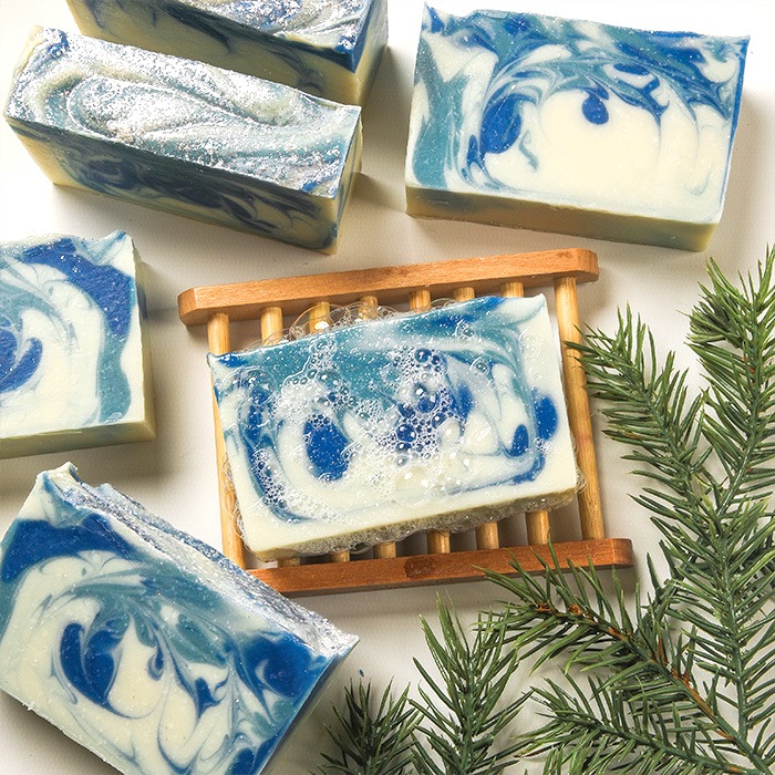 Alpine Swirl Cold Process Soap image number null